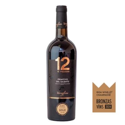 12 e Mezzo Sarkanv. Primitivo 12.5% 0.75l