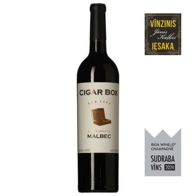 Cigar Box Sarkanv. Malbec 14.5% 0.75l
